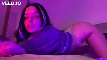 Play Hot latin girl with bbl takes top off on live