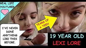 Putar Orang tua menginstruksikan gugup berusia sembilan belas tahun lexi lore bagaimana deepthroat sampai air mata menggenang di mata besar polosnya