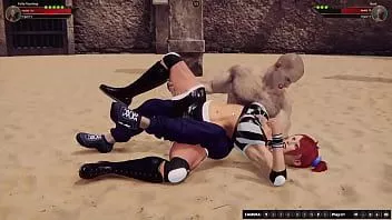 Putar Mainan Polly vs brad (petarung telanjang 3d)
