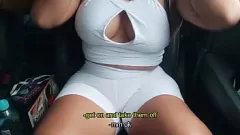 Redare Prind o latină sexy în fapt: stropind surpriză în mașina mea