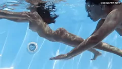 play Pornstars maghiare Irina Cage & Angelica Heart - Poolside lesbian romp cu țâțe mari și funduri rotunde